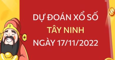 Dự đoán xổ số Tây Ninh ngày 17/11/2022 thứ 5 hôm nay