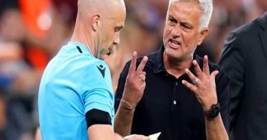 Tin AS Roma 3/6: HLV Mourinho bị liên đoàn UEFA buộc tội