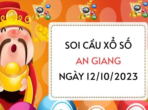 thống kê xổ số An Giang ngày 12/10/2023 thứ 5 hôm nay