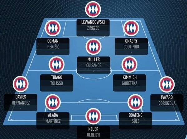 Đội hình cú ăn 3 của Bayern lần 2