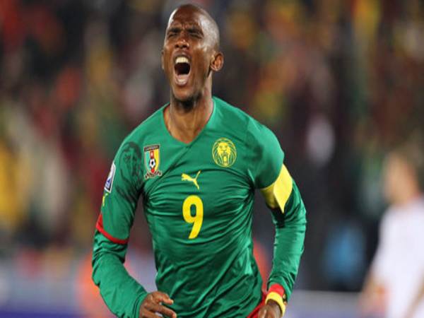 Áo số 9 của Eto tại ĐTQG Cameroon